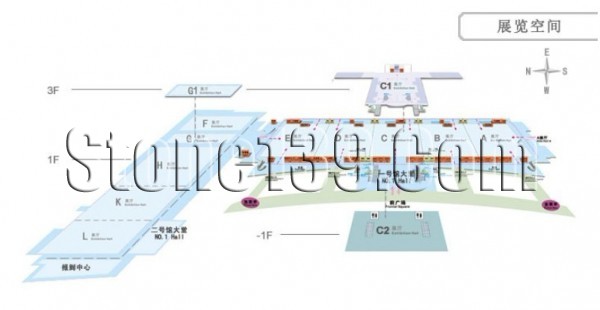 廈門國際會展中心展廳導航圖