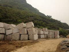 廣西淺紅花崗巖荒料供應RF03