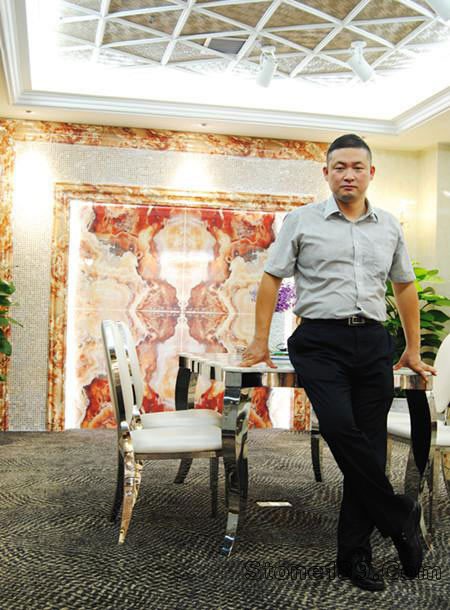 歐慕派科技石材營銷總監李漠然