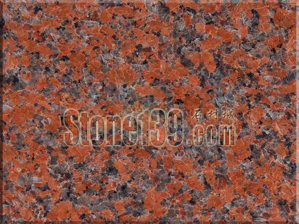 三款國產紅色花崗巖(石島紅、永定紅、楓葉紅)的比較