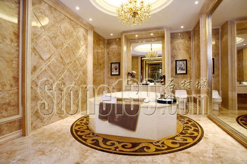 卡布奇諾大理石貼圖及工程應用(圖文)