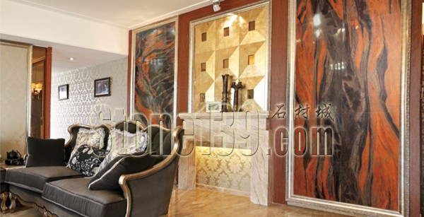 分享幾款漂亮的大理石背景墻裝飾