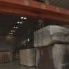 進口花崗巖荒料加工車間