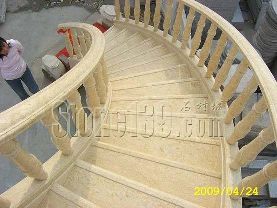 石材造的旋轉樓梯工藝