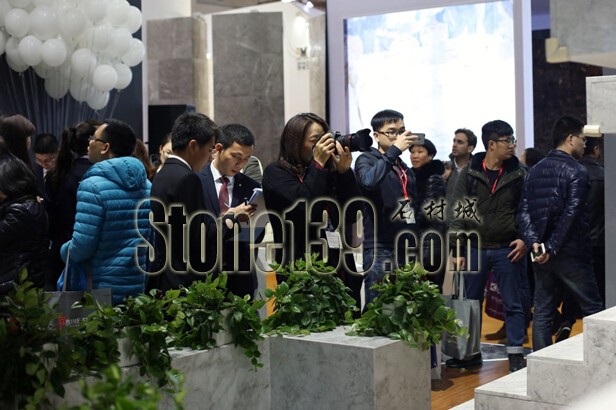 江西雅高礦業2015廈門石材展展廳現場圖片