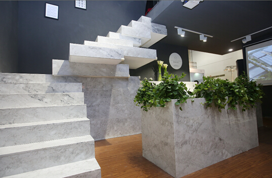 江西雅高礦業2015廈門石材展展廳現場圖片