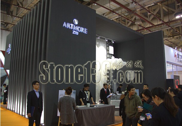 江西雅高礦業2015廈門石材展展廳現場圖片