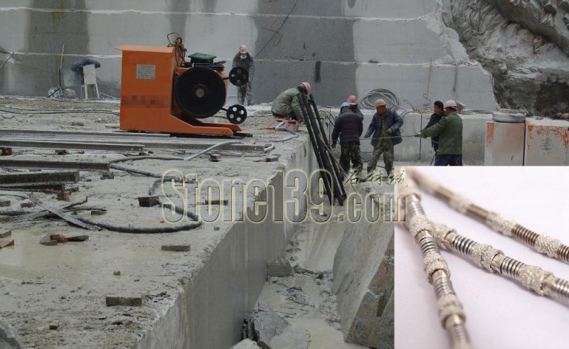 花崗石礦山開采用金剛石串珠繩鋸切割的特點(diǎn)與優(yōu)勢(shì)分析