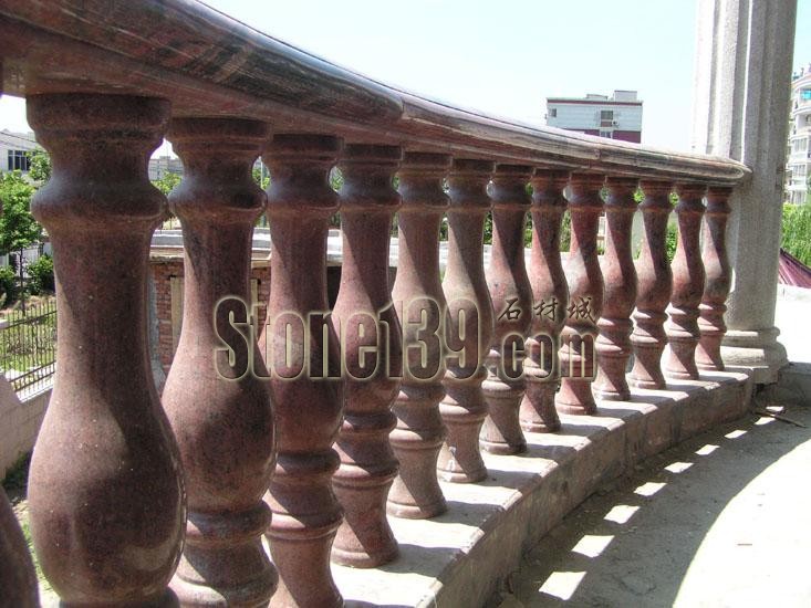 廣和石材花崗巖仿形欄桿產品