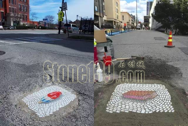 用馬賽克藝術(shù)來“填坑”看完我也是醉了（多圖）