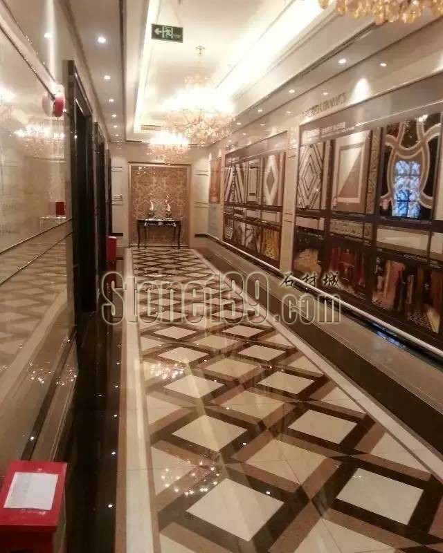 大理石石材地板拼花