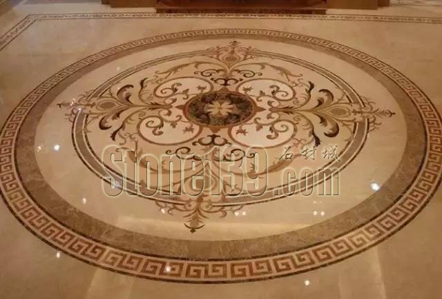 大理石石材地板拼花