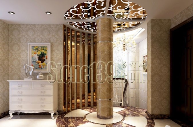 石材柱子裝飾應用案例