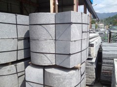 超大超厚規格路沿石 弧形實心655花崗巖