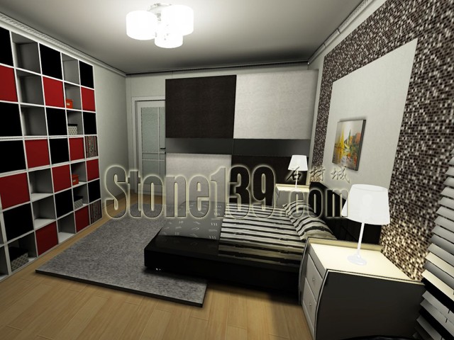 家裝石材馬賽克背景墻應用(客廳電視背景臥室床頭背景)