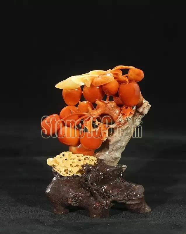 石材雕刻的瓜果蔬菜(精品圖)