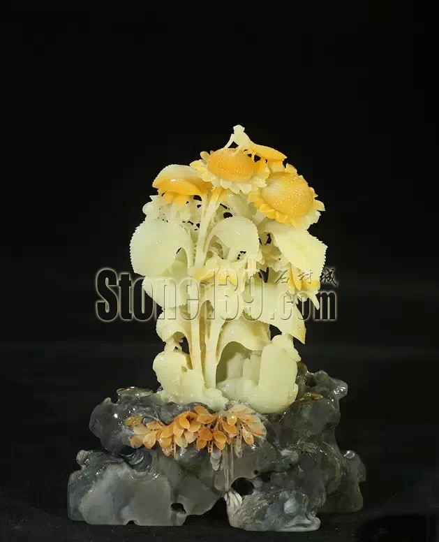 石材雕刻的瓜果蔬菜(精品圖)