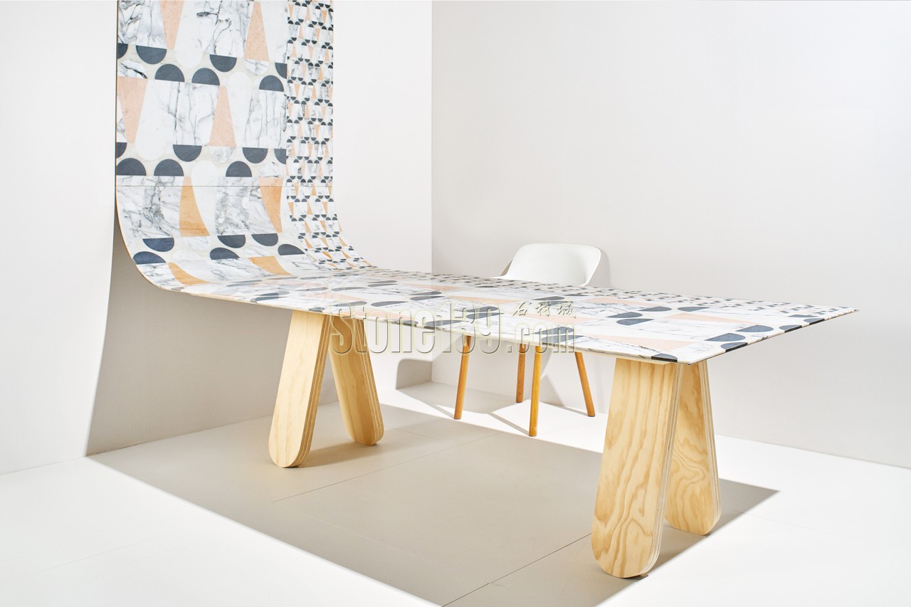 這位設(shè)計(jì)師,想用“軟性大理石”驚艷全場