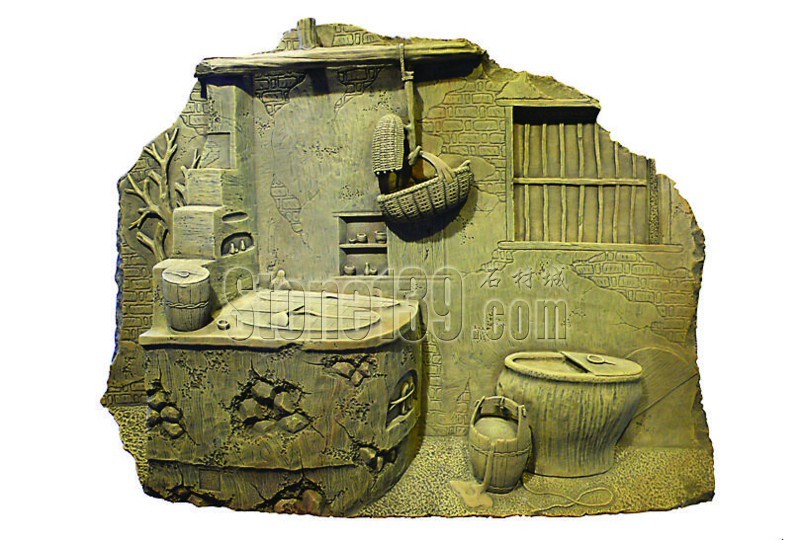 石雕《人生三憶·母愛》 石雕《人生三憶·母愛》