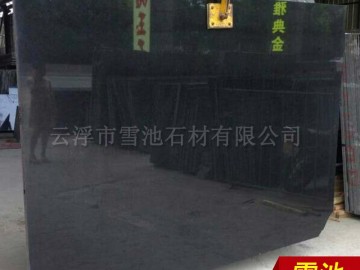 天然金點黑石材 優質火燒石金點黑板材批發