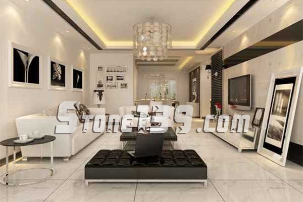 點擊打開原圖 爵士白大理石