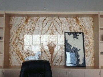 南陽大理石背景墻，吧臺，洗手臺