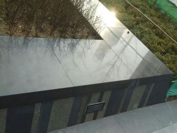 黑色石材園林環境樹池石 花壇石材裝飾