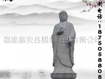 花崗巖雕刻如來佛祖坐像 可定做古代石雕佛像 寺廟優質雕刻