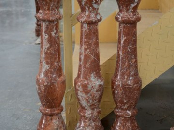 雅典紅大理石欄桿 家裝紅色欄桿