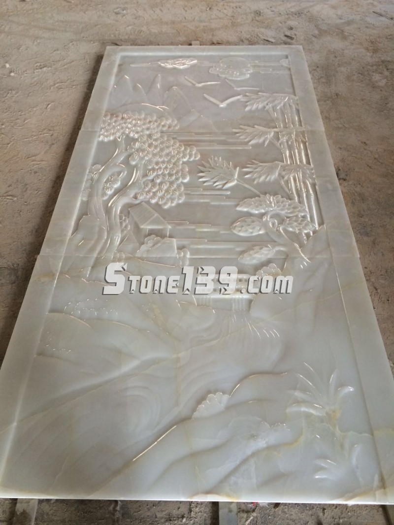 天豪石業CNC電腦自動雕刻機加工各種石材工藝品