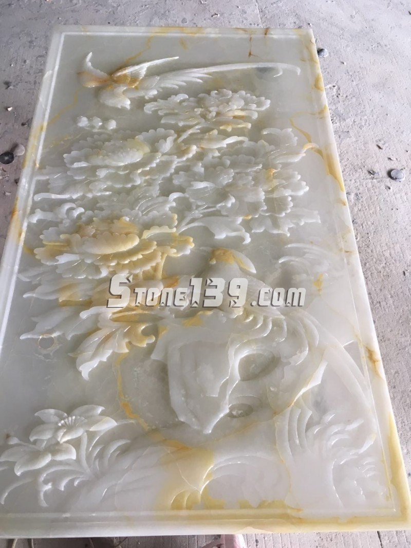 天豪石業CNC電腦自動雕刻機加工各種石材工藝品