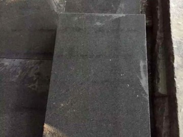 長泰芝麻黑磨光成品 地鋪墻面用石