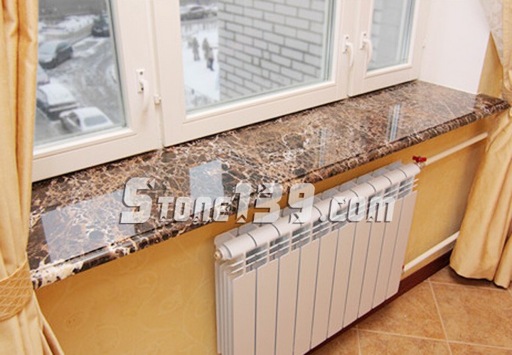 北方室內(nèi)石材窗臺板(帶暖氣罩)
