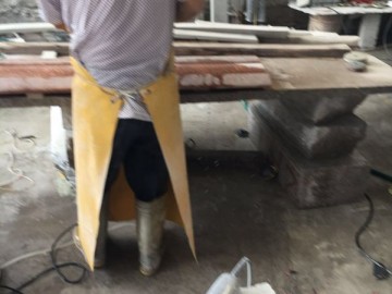 映山紅仿形石材磨光加工