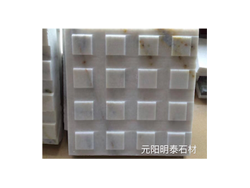 水晶白路沿、碎石、臺(tái)階、步道、拼板、墻石等）