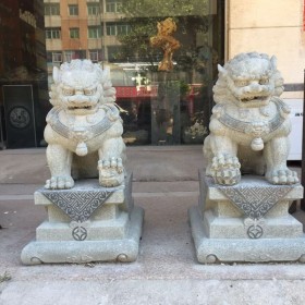 石獅子 石雕獅子 鎮宅石獅