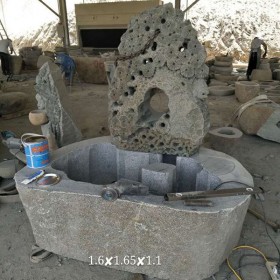 園林擺設 石雕水池魚缸