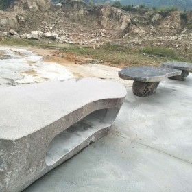 石材雕刻 園林擺設(shè)石桌