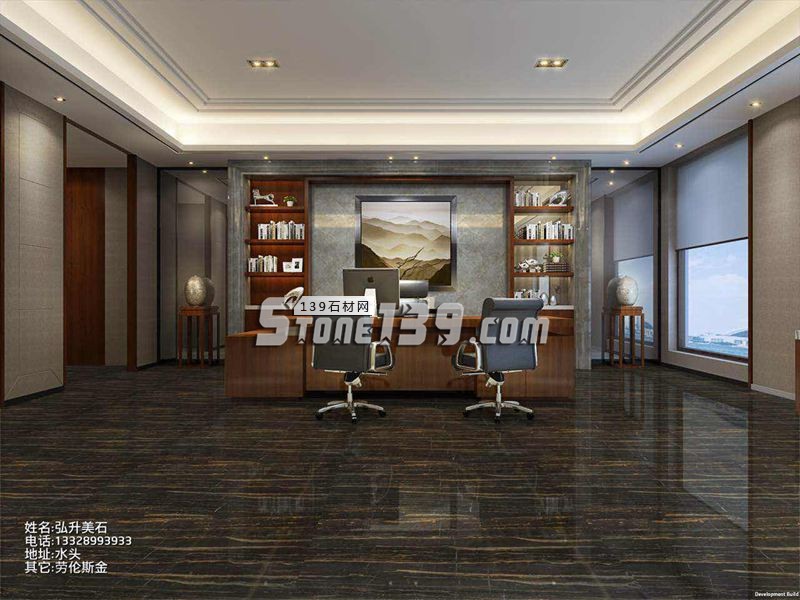 弘升石業主營大理石安卡灰、淺色古堡灰、勞倫絲金