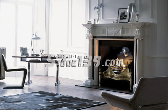 古典壁爐中石材的設計與運用
