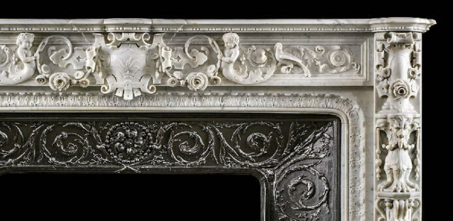 古典壁爐中石材的設計與運用