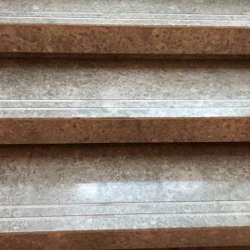 灰玫瑰大理石樓梯板應用