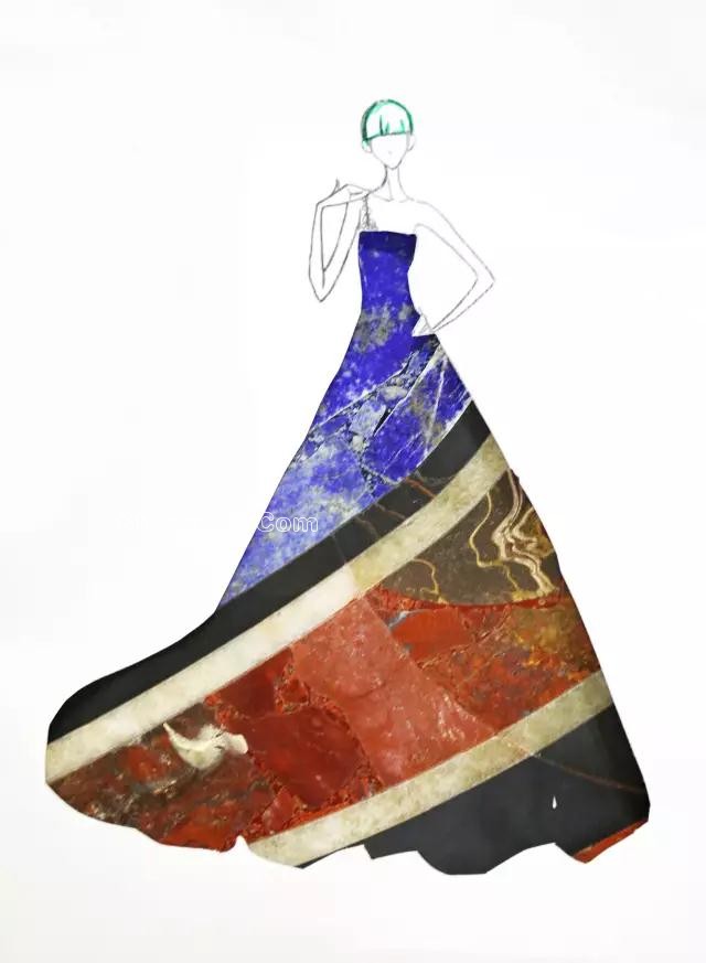 石材姑娘-這樣的裙子給我來一打 大理石紋理的裙子