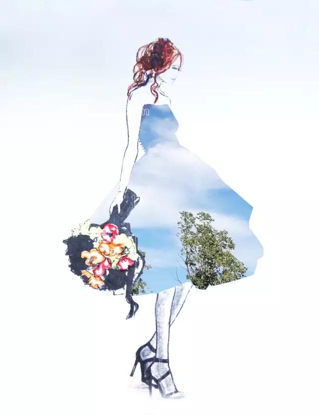 石材姑娘-這樣的裙子給我來一打 大理石紋理的裙子