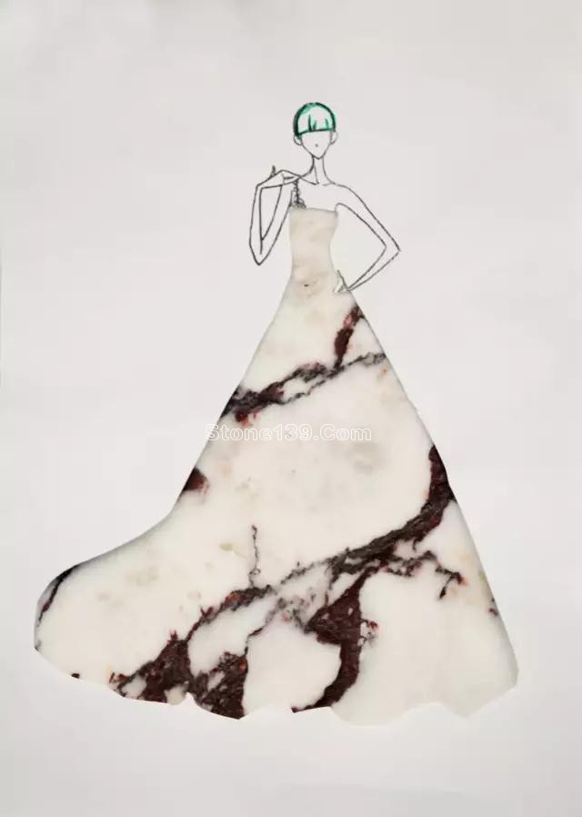 石材姑娘-這樣的裙子給我來一打 大理石紋理的裙子