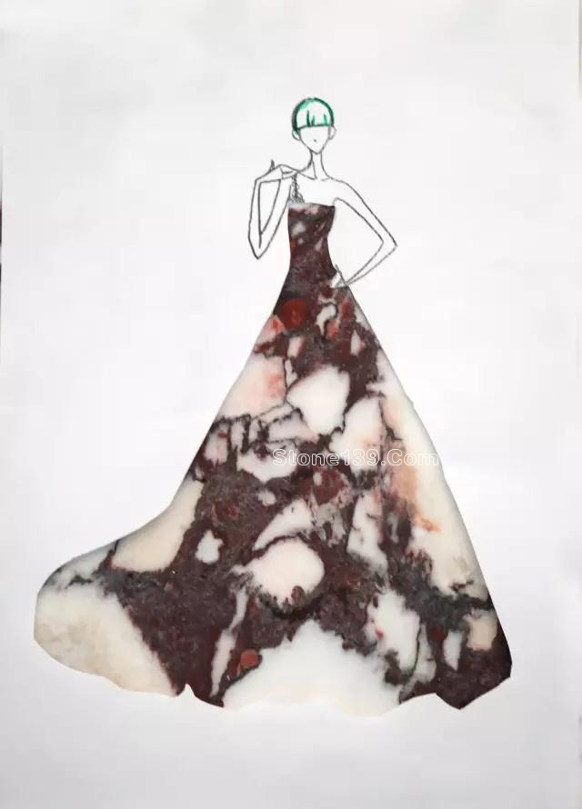 石材姑娘-這樣的裙子給我來一打 大理石紋理的裙子