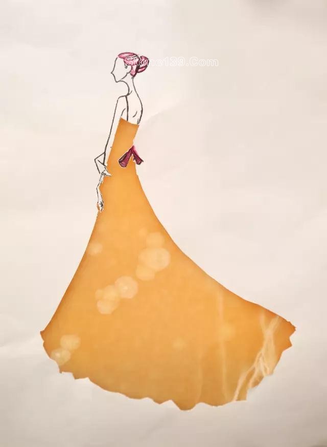 石材姑娘-這樣的裙子給我來一打 大理石紋理的裙子