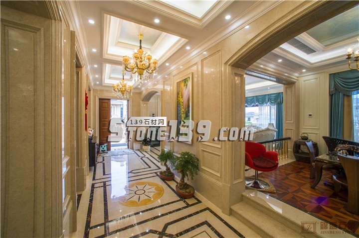 錦盛石業(yè)工程案例之臺州楊家山一號石材別墅