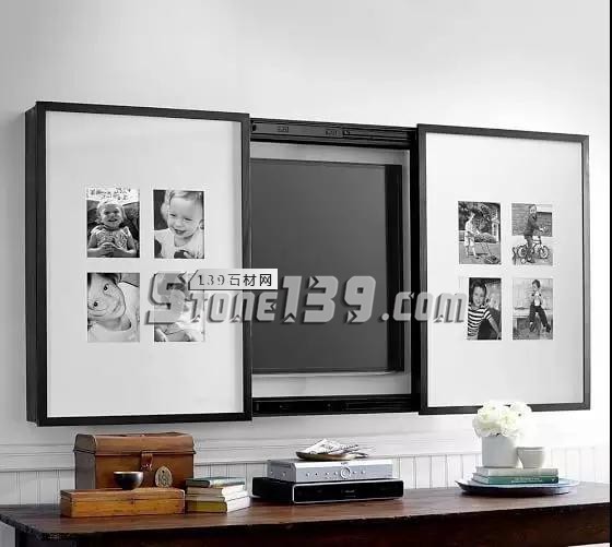 電視背景墻裝飾設計 不只一面石材墻壁這么簡單 電視背景墻