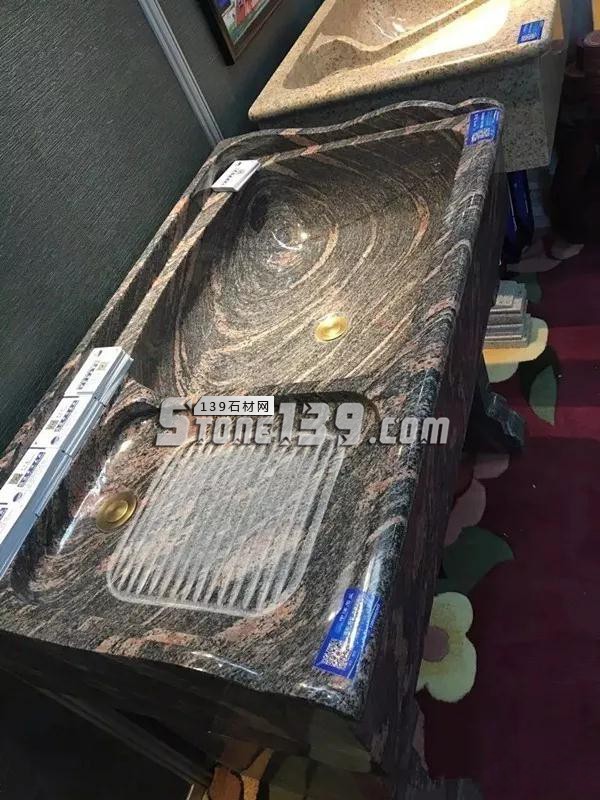 石材洗衣池就選通體的 不漏水